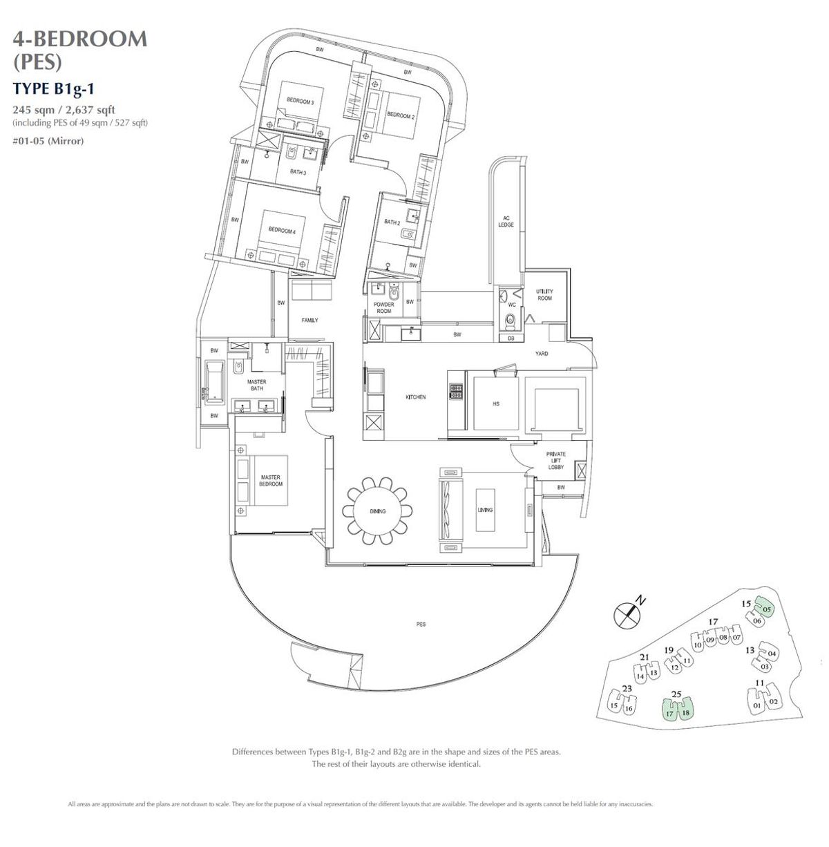 Cape Royale 御丰轩 B1g-1 floor plan
