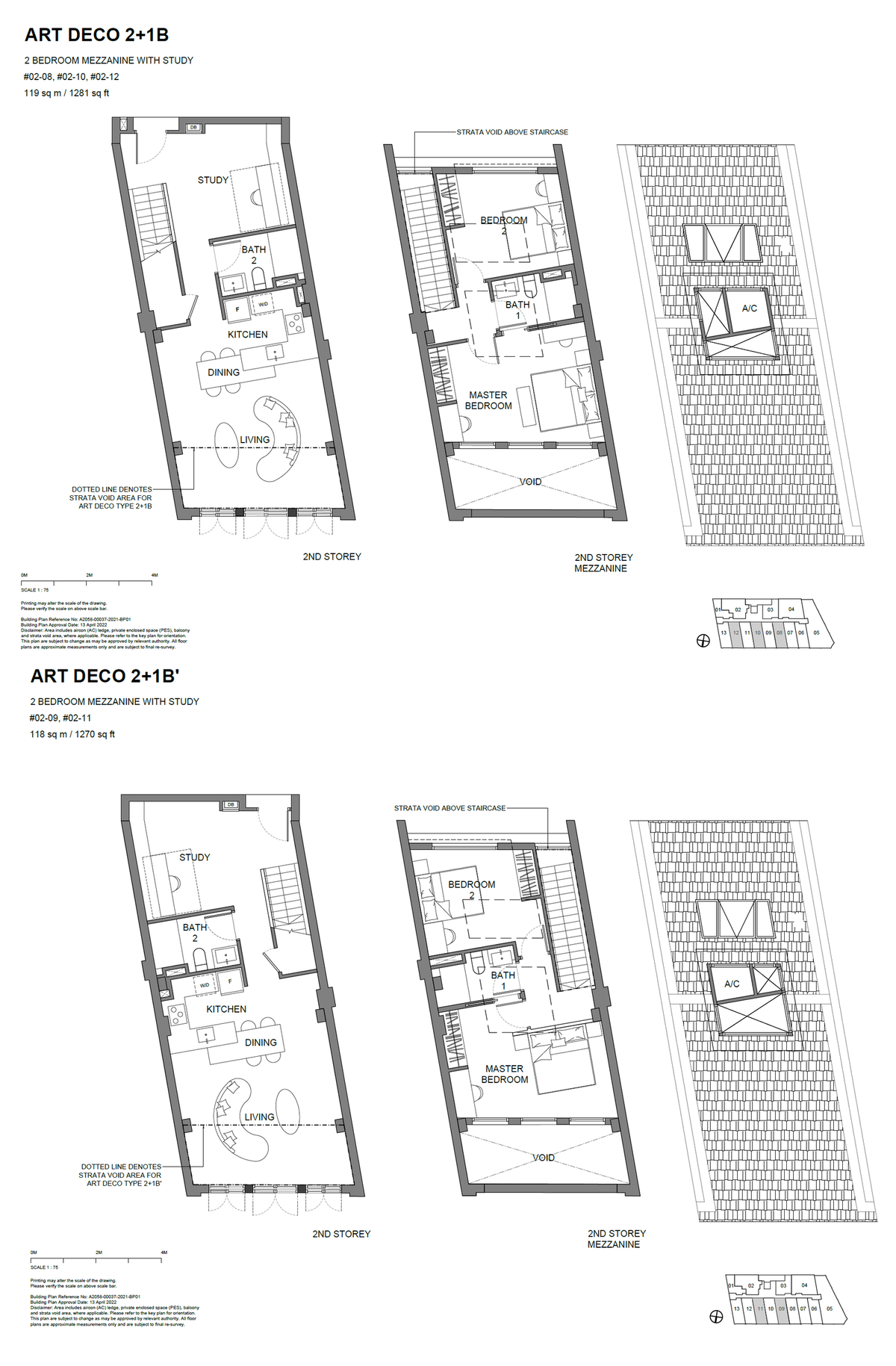 Atlassia ART DECO 2+1B floor plan
