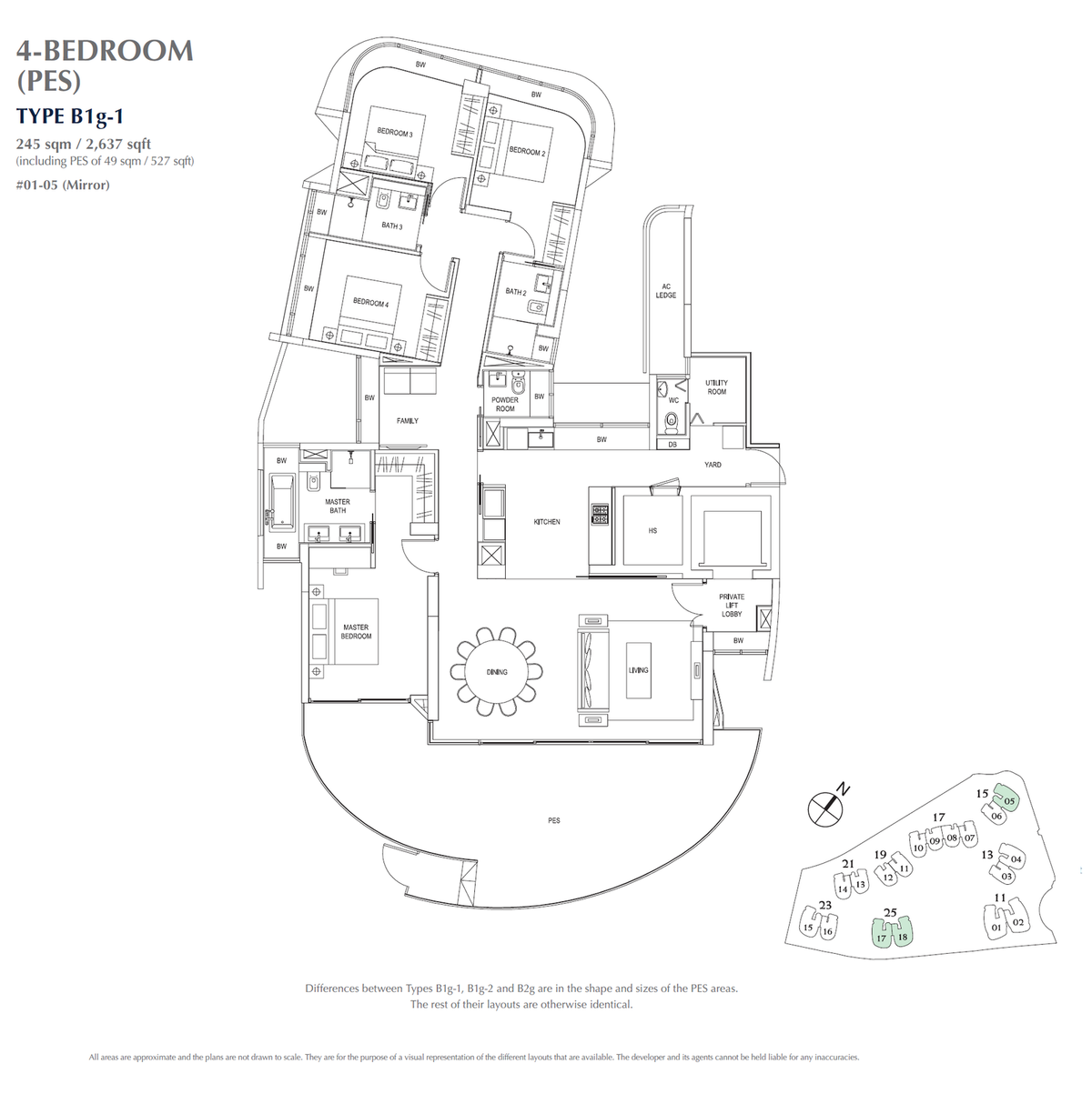 Cape Royale 御丰轩 B1g-1 floor plan