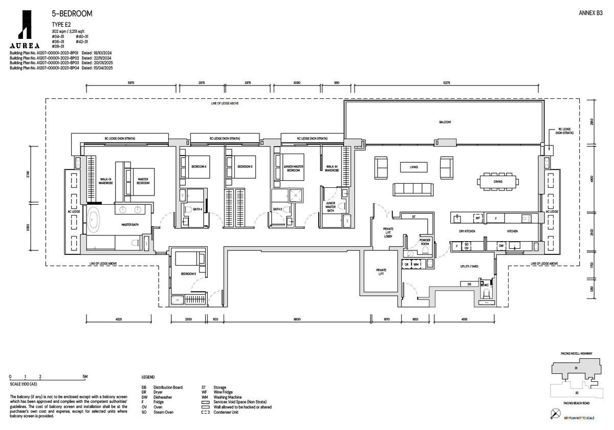 Aurea E2 floor plan