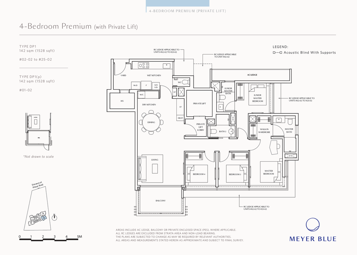 Meyer Blue DP1(p) floor plan