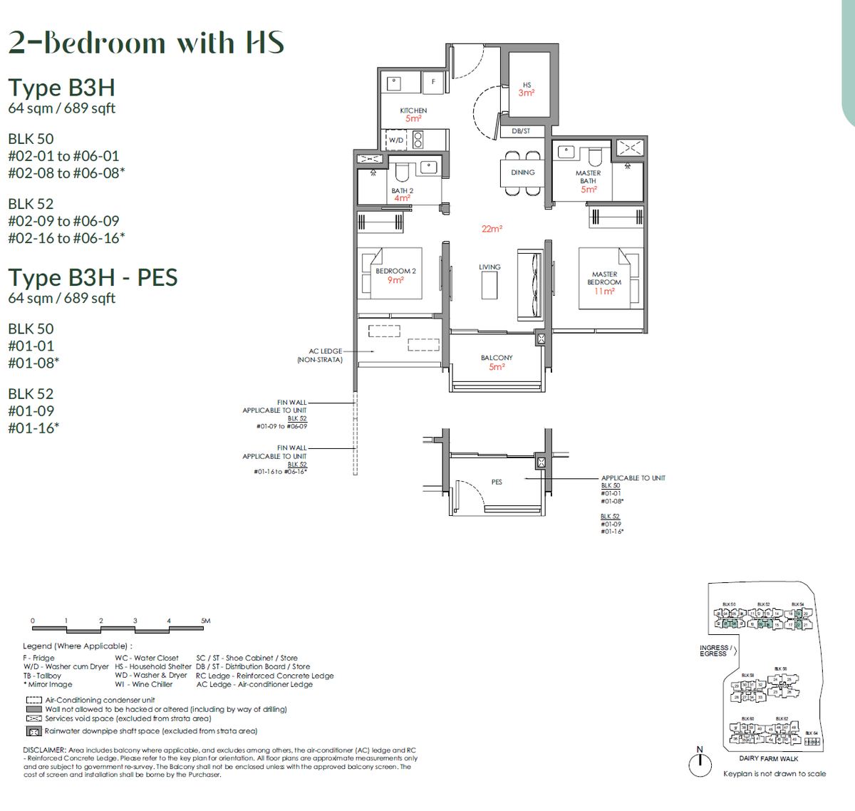 Narra Residences 翠岚轩 B3H floor plan