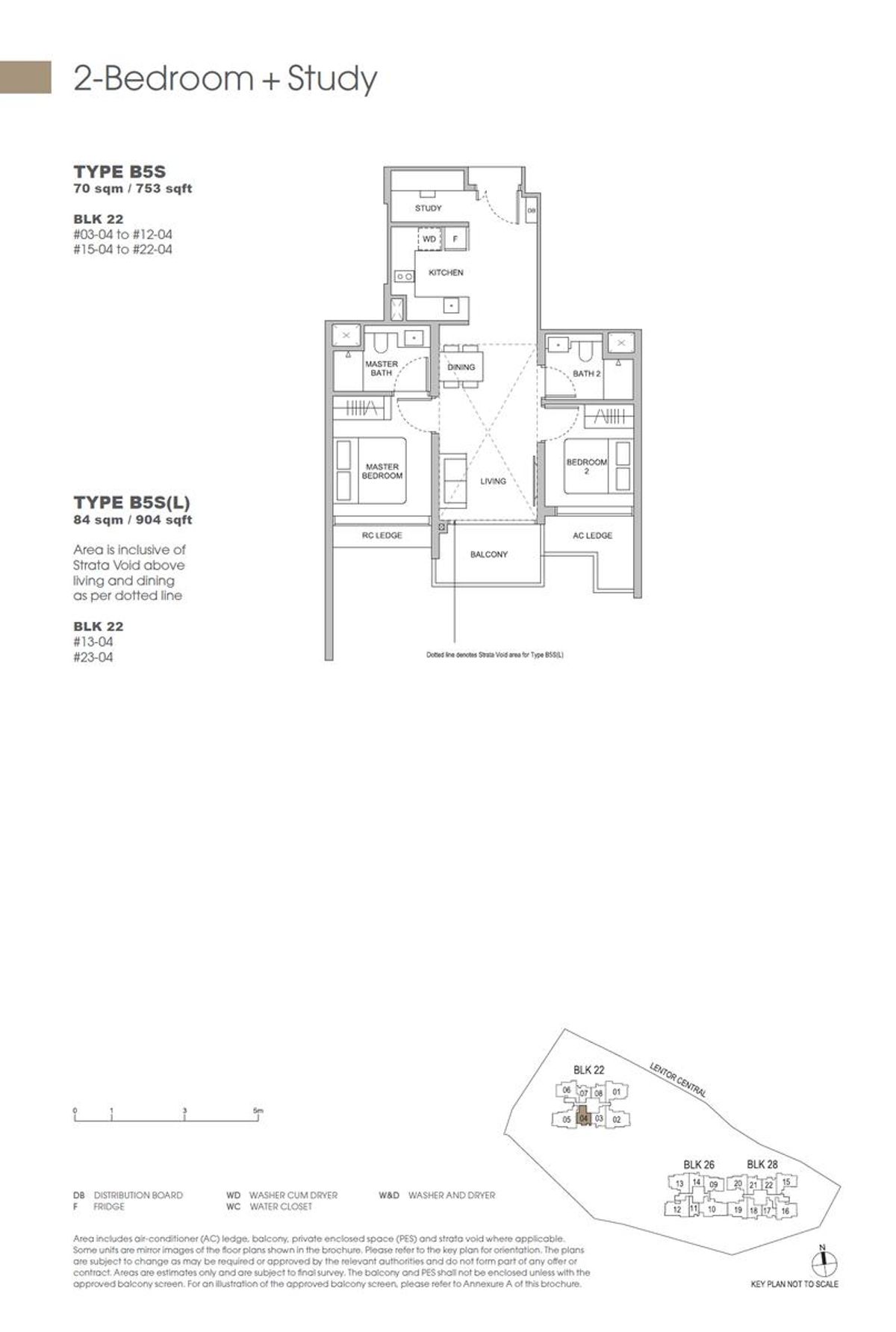 Hillock Green 悦翠轩 B5S(L) floor plan