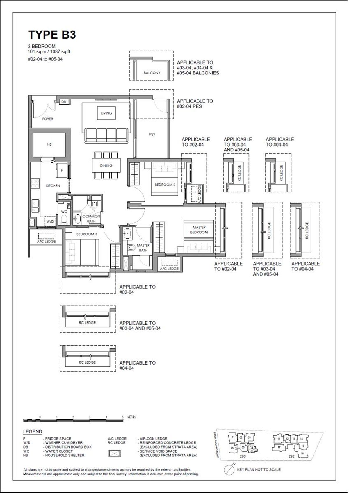 The Hillshore 锦绣山庄 B3 floor plan