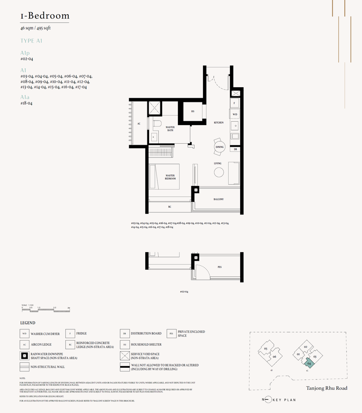 Arina East Residences 雅丽轩 A1 floor plan