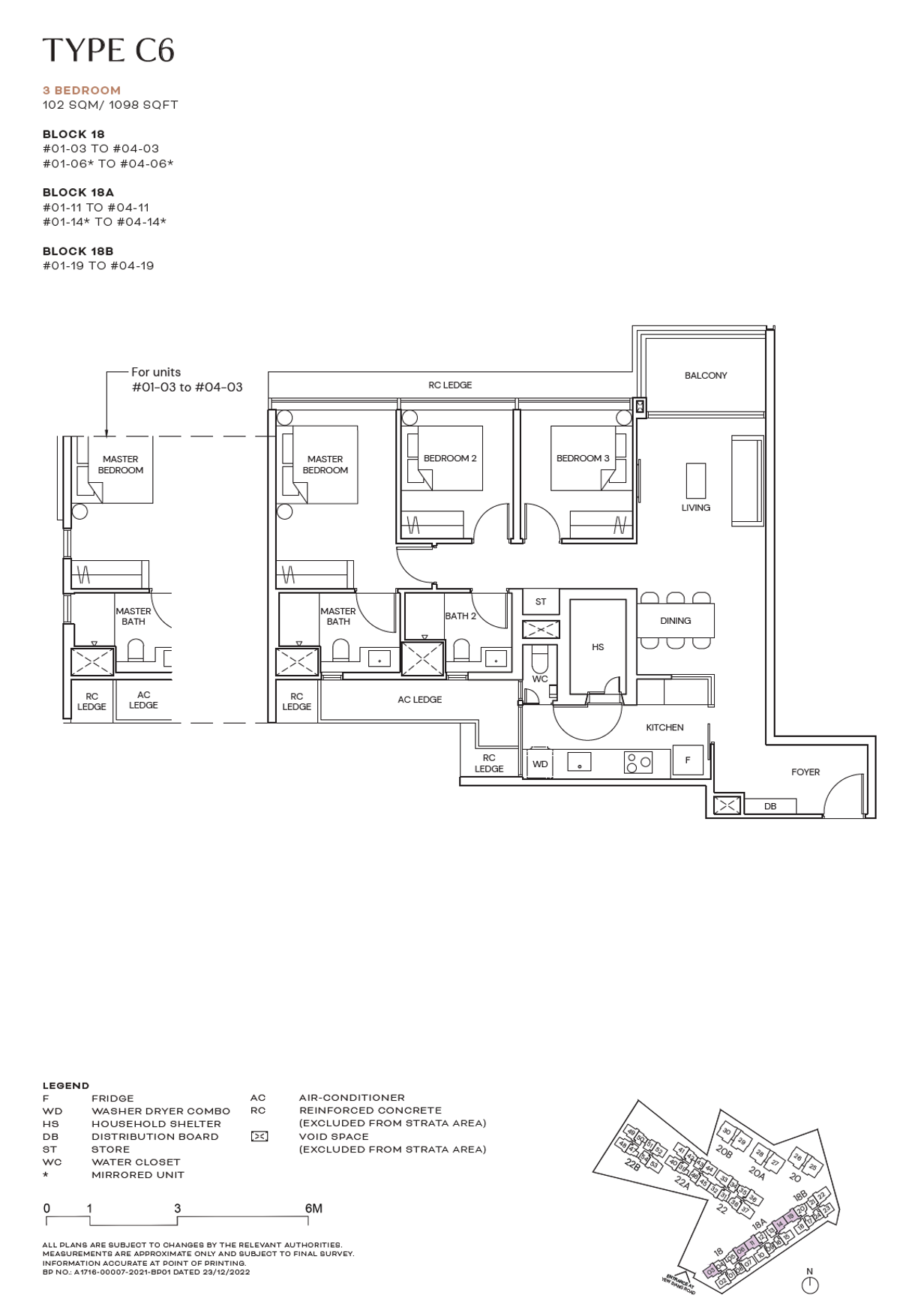 Terra Hill 顶丽峰 C6 floor plan