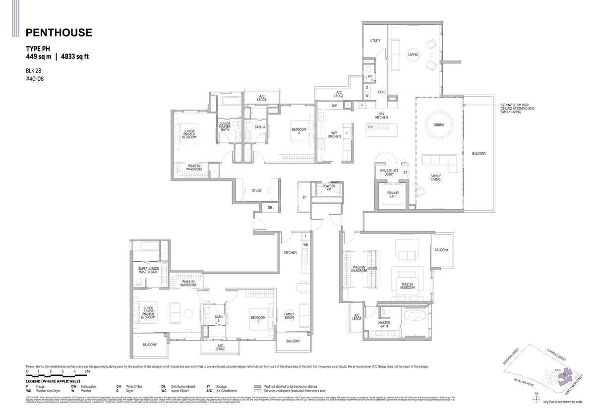 Union Square Residences 誉岭峰 PH floor plan