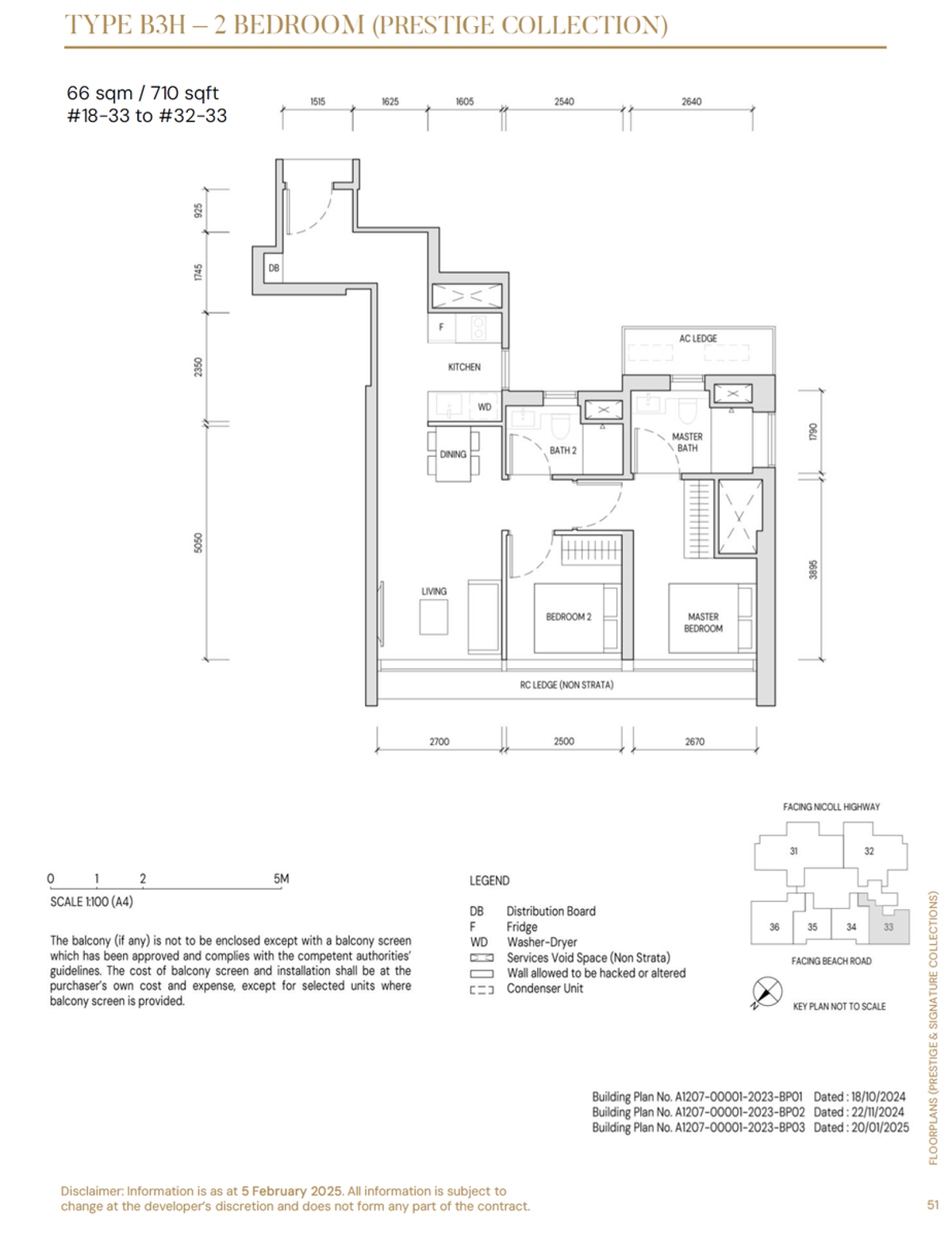 Aurea B3H floor plan