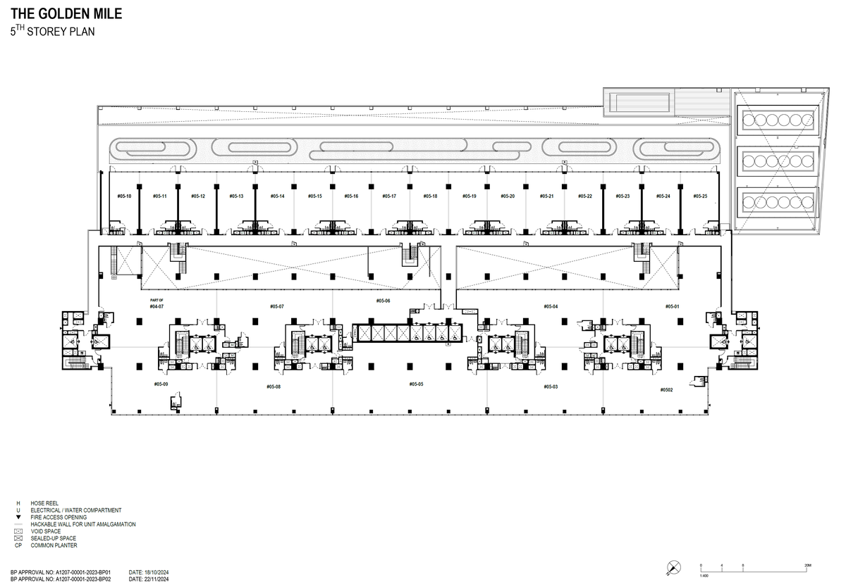 The Golden Mile 5th Storey Plan floor plan