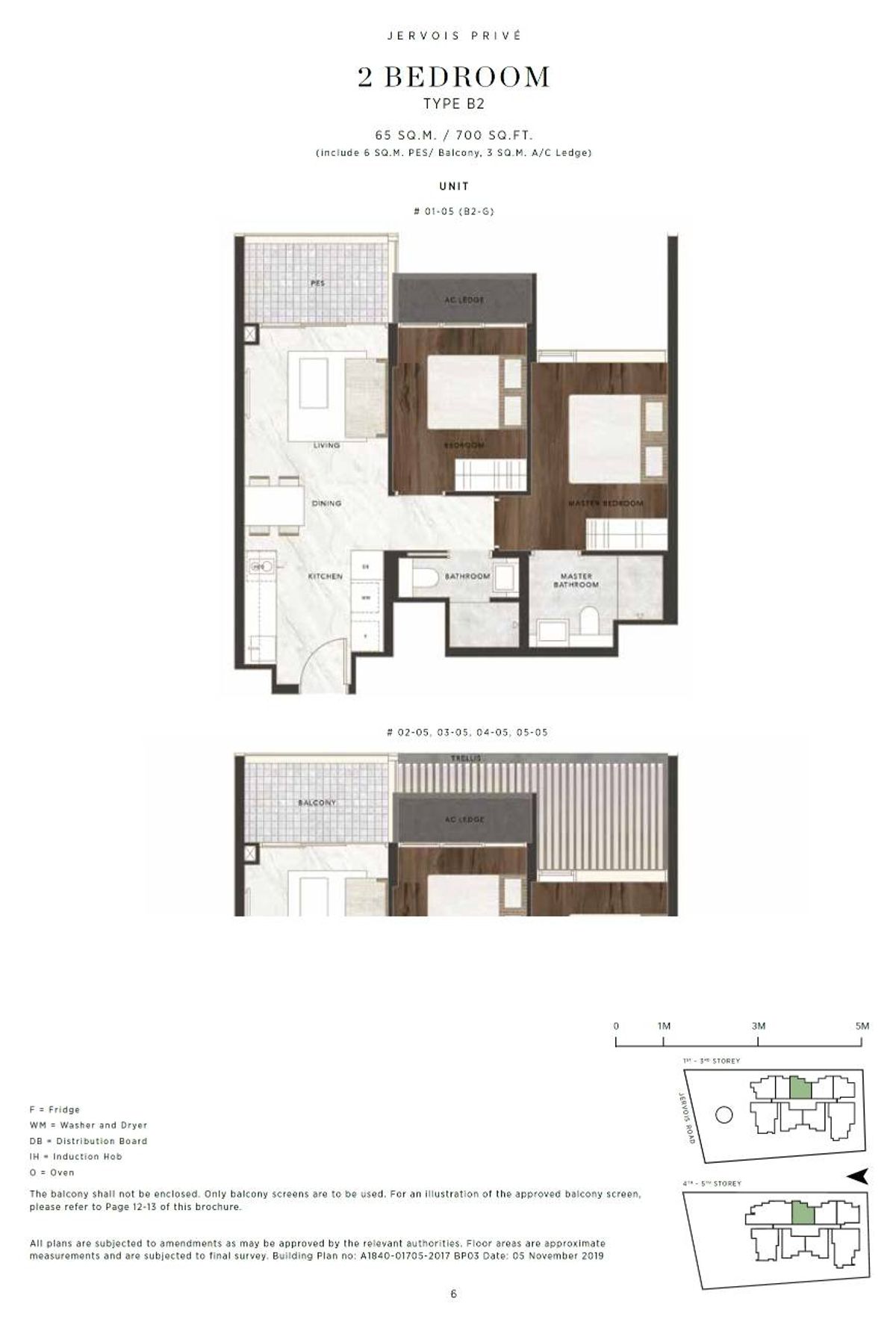 Jervois Privé B2 floor plan
