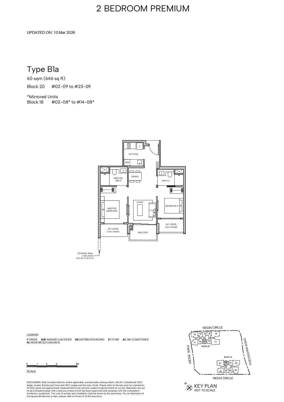 Hudson Place Residences B1a floor plan