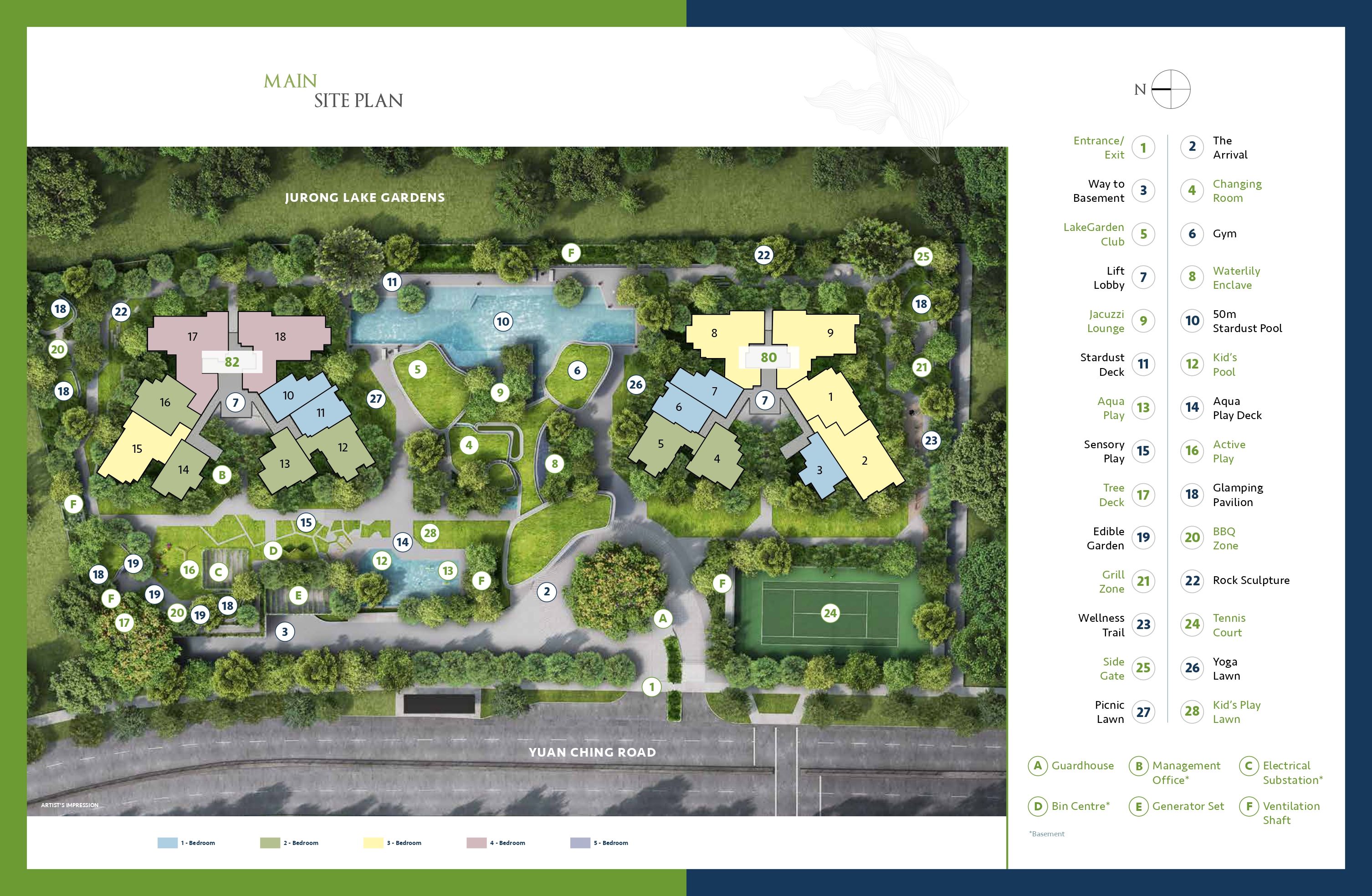 the-lake-garden-residences site plan
