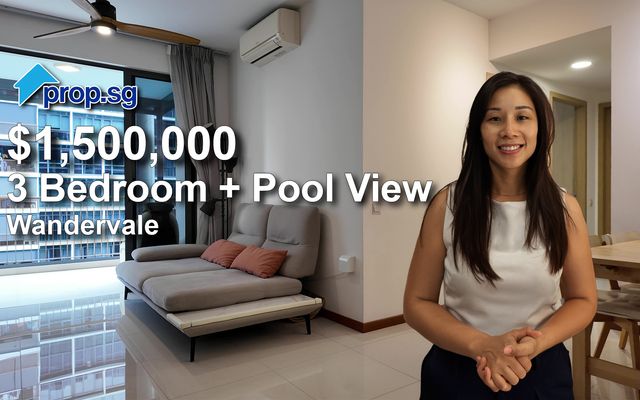 Wandervale Condo 3BR 958Sqft for Sale | Walk to Choa Chu Kang MRT