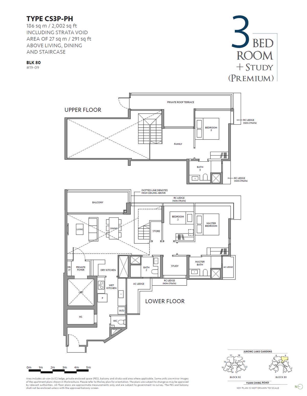 The LakeGarden Residences 嘉湖庭 CS3P floor plan