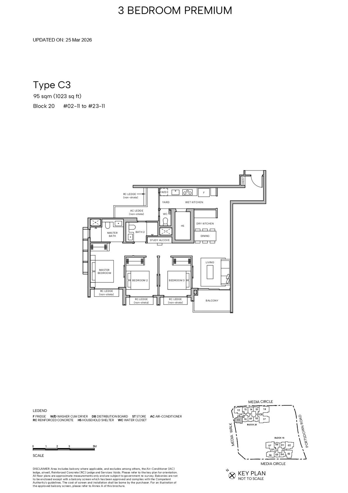 Hudson Place Residences C3 floor plan