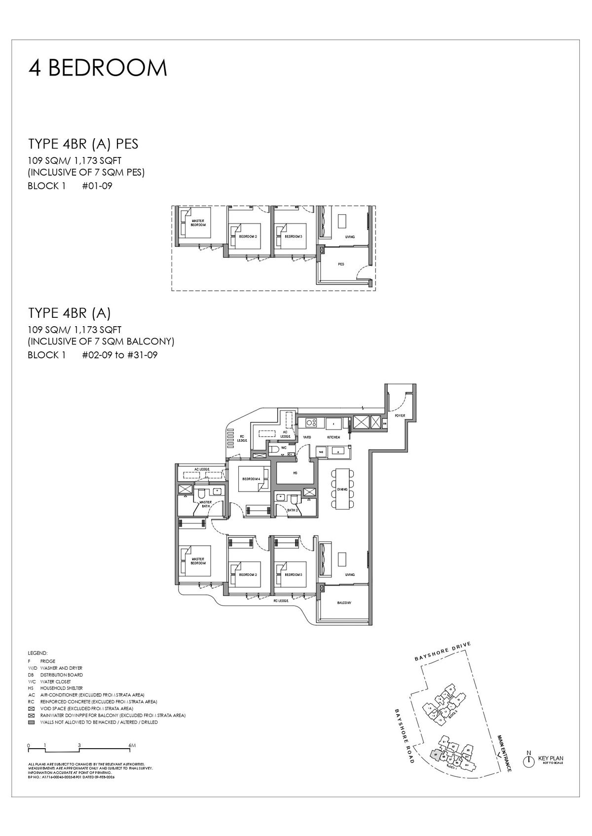 Vela Bay 4BR (A) floor plan