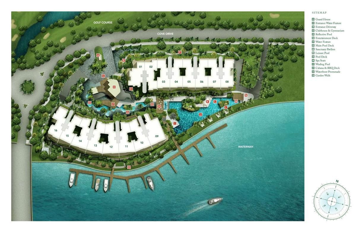 Turquoise site plan