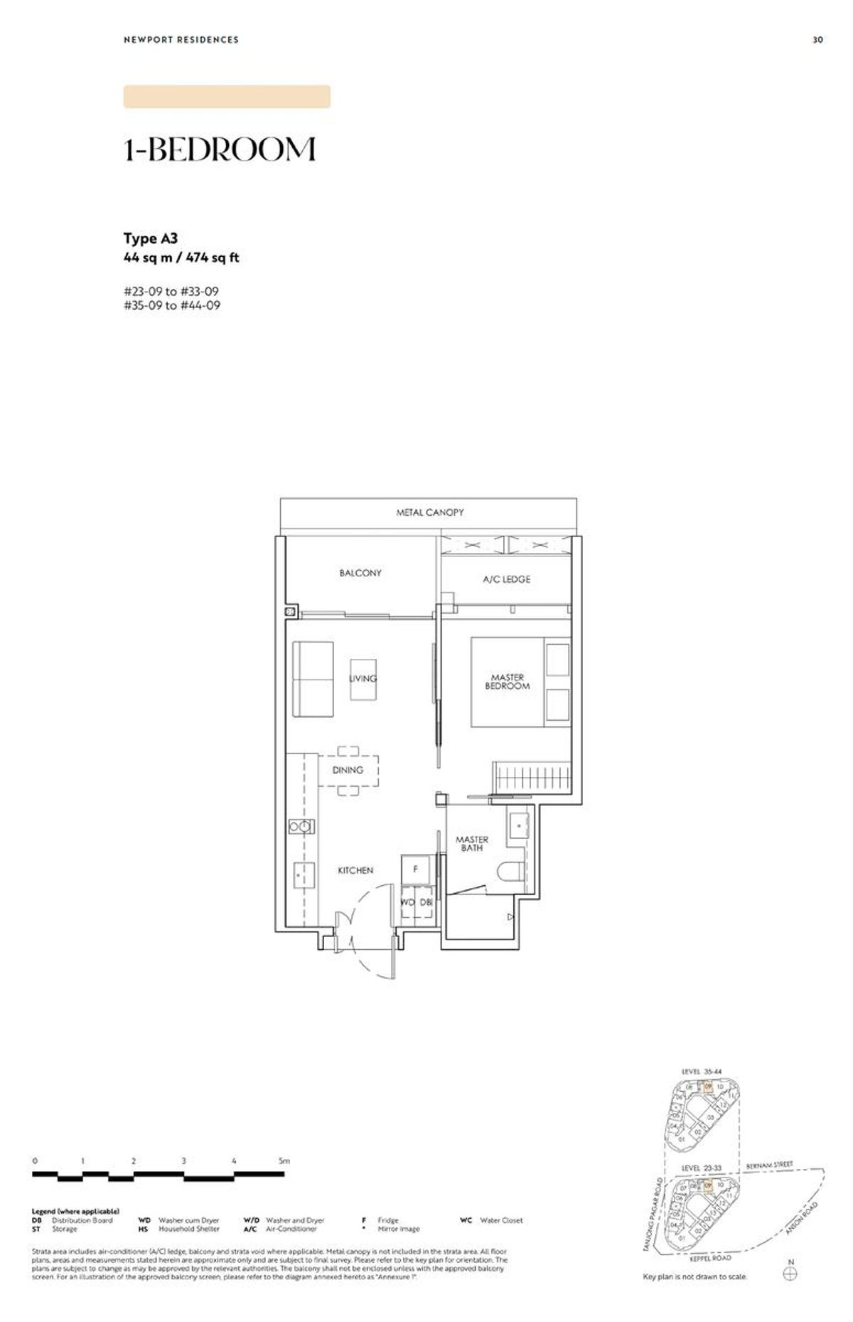 Newport Residences 铂海峰 A3 floor plan