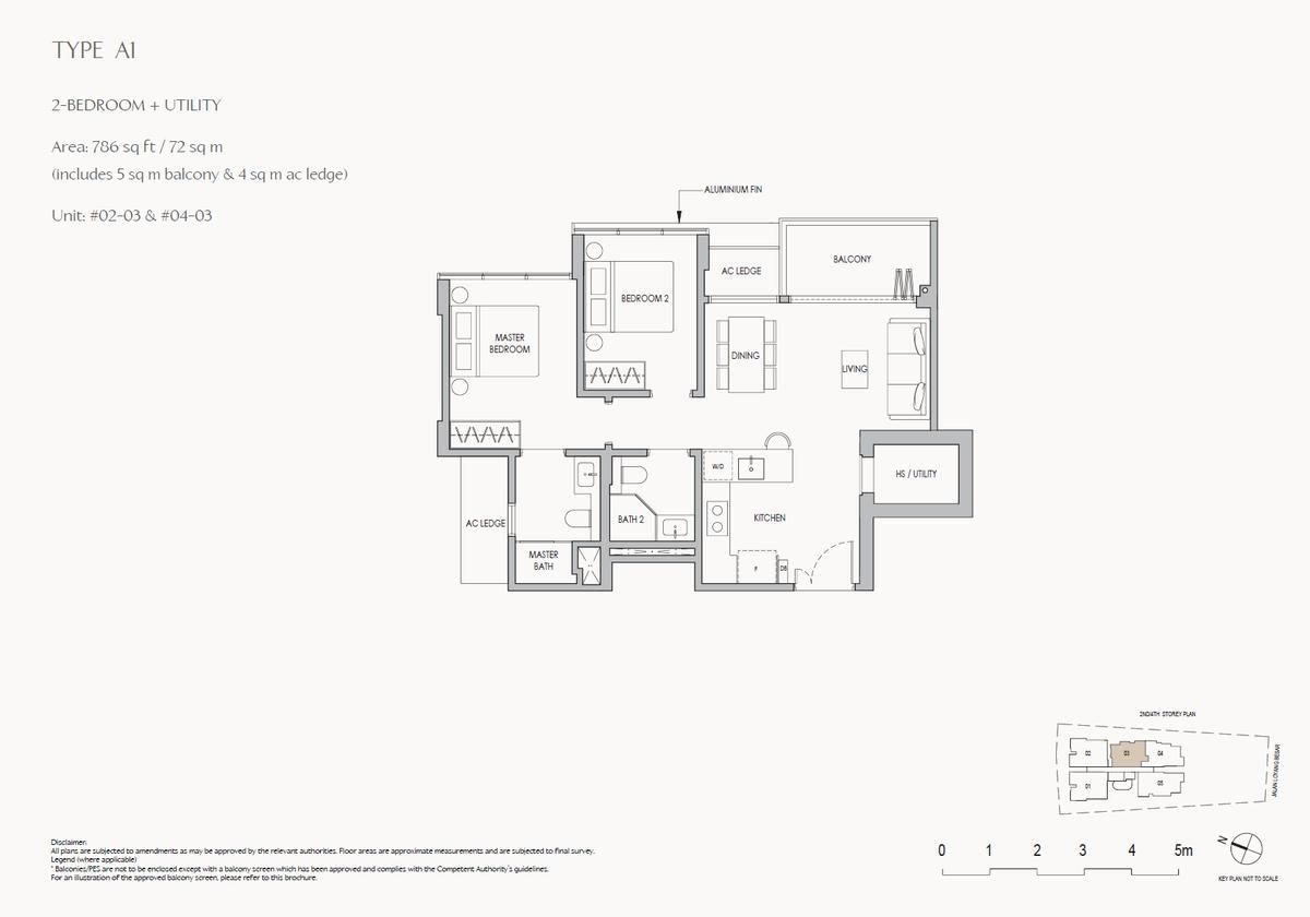 The Shorefront A1 floor plan