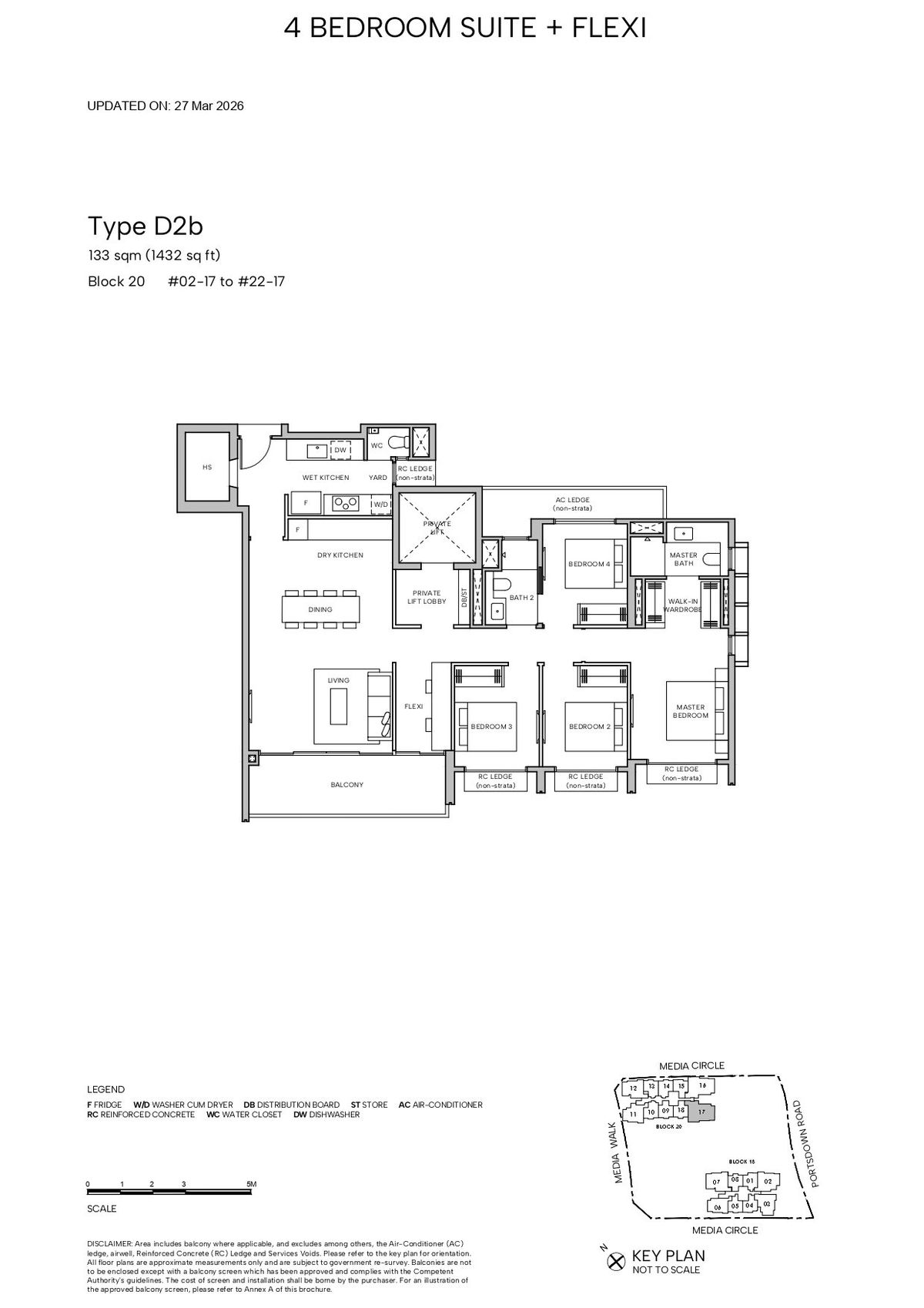 Hudson Place Residences D2b floor plan