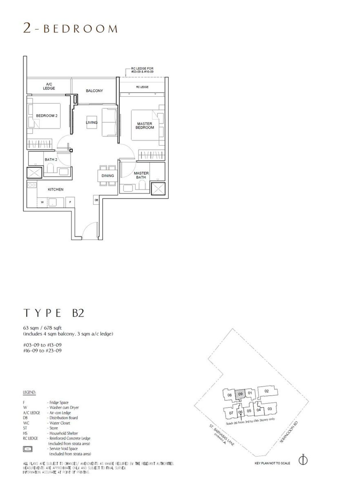 The Arcady at Boon Keng B2 floor plan