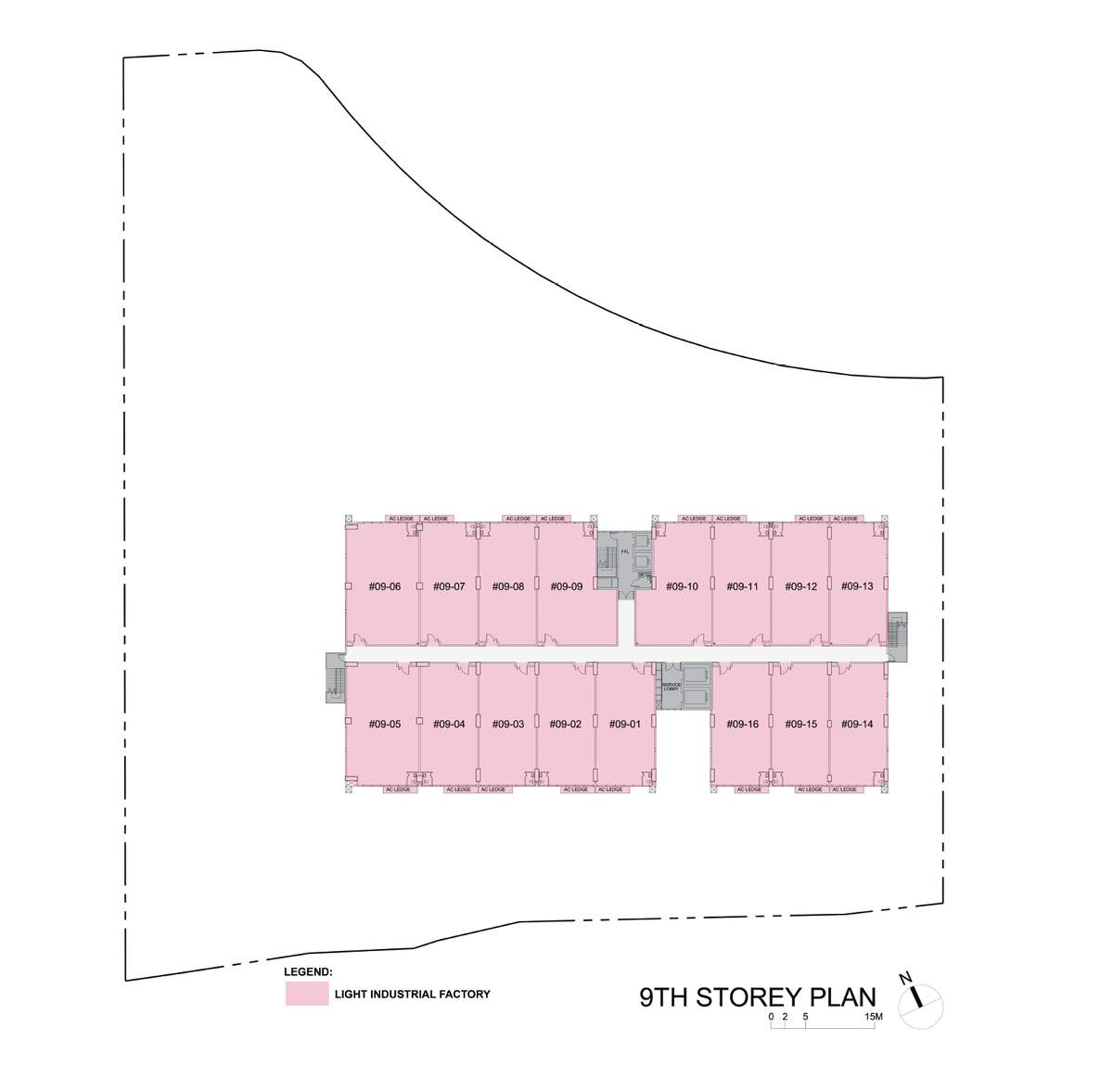 Nordcom 1 9th Storey floor plan