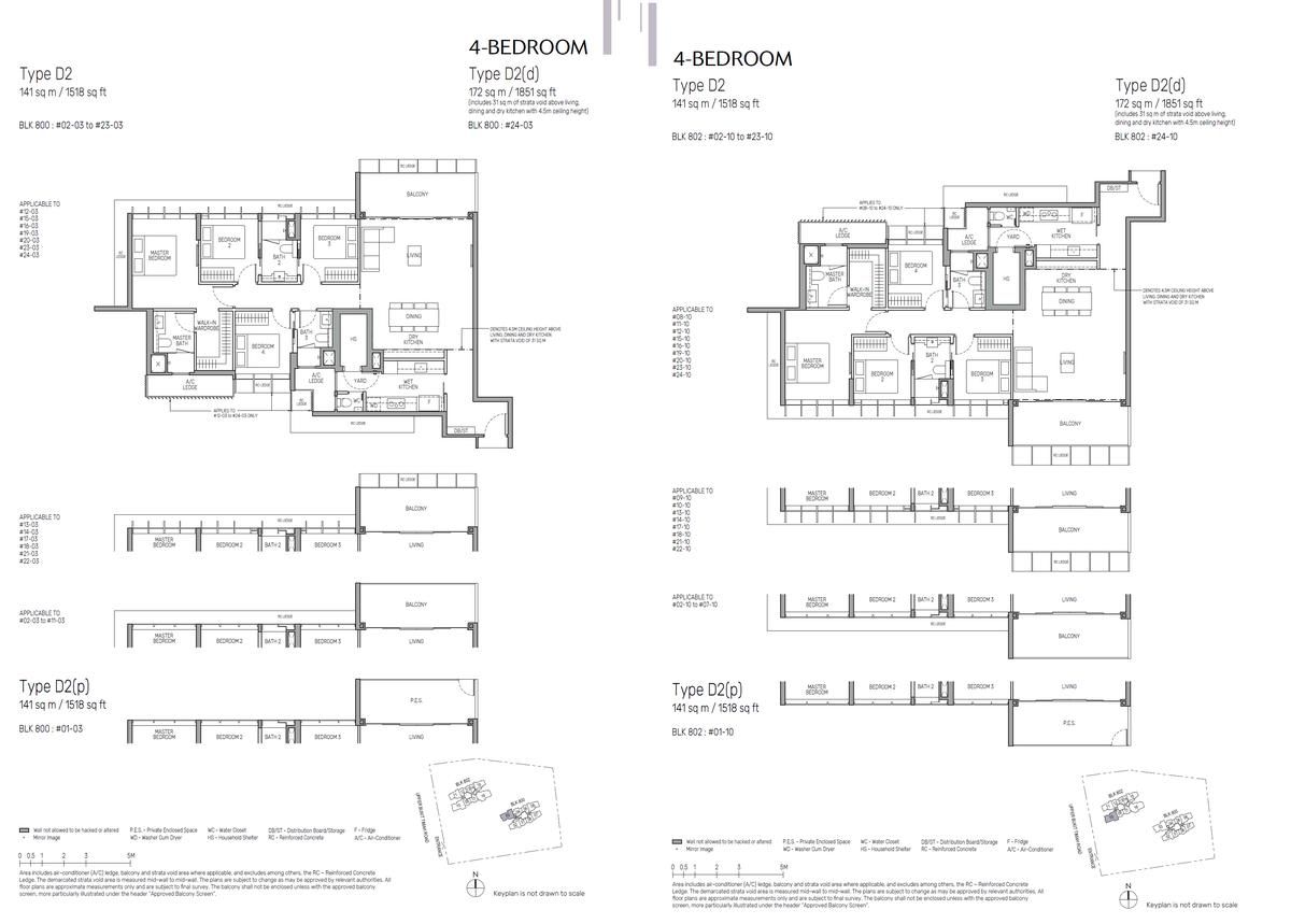 The Myst 秘林嘉园 D2 floor plan