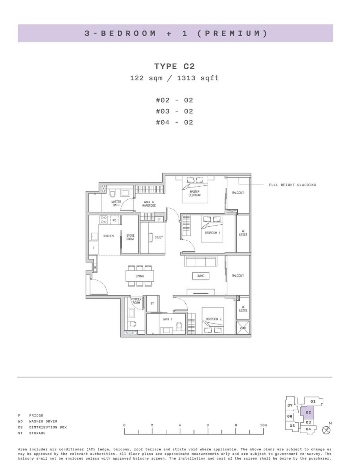 Claydence C2 floor plan