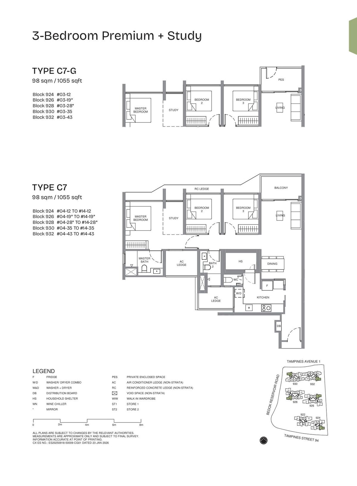 Pinery Residences C7 floor plan