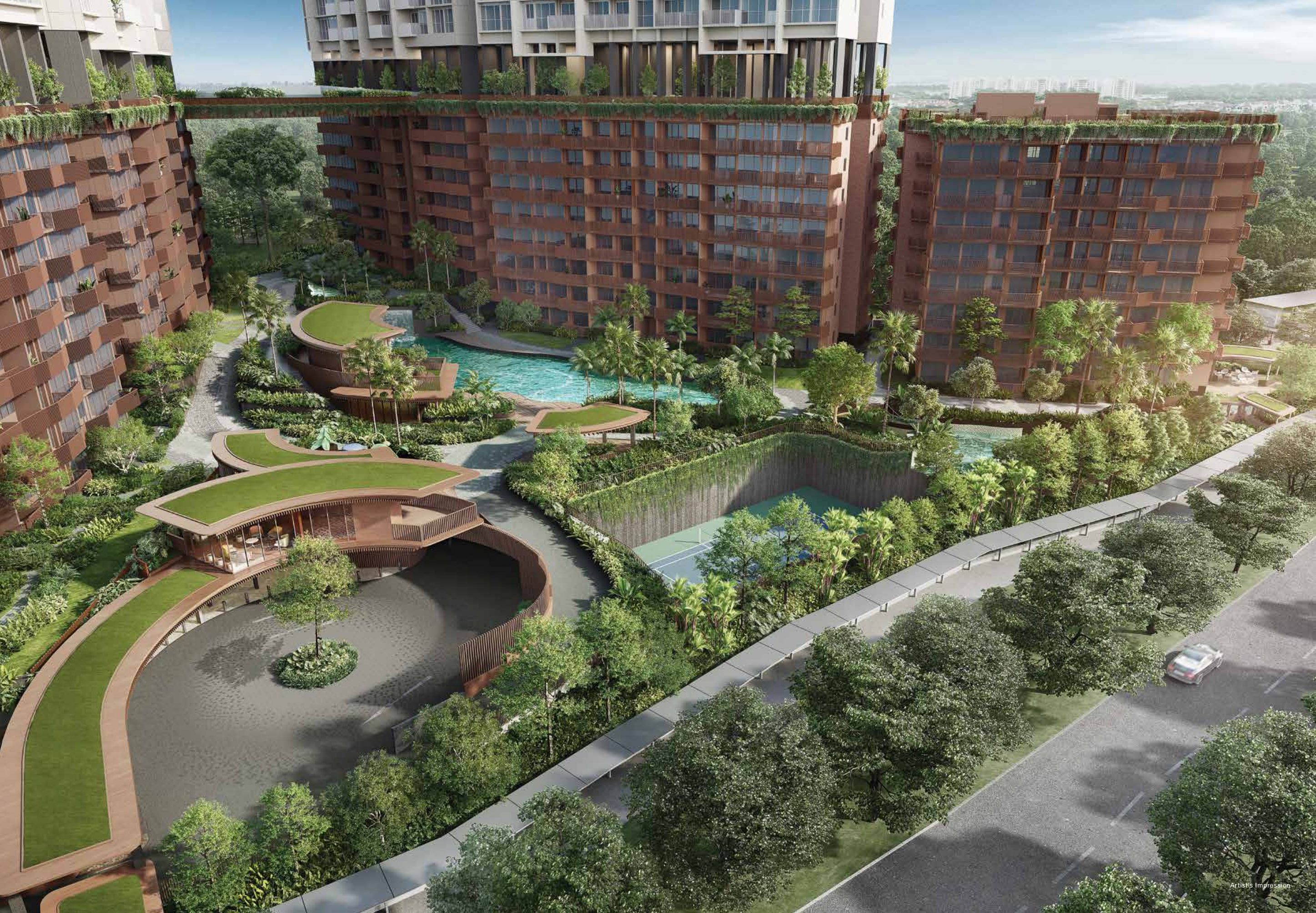 Lentor Hills Residences Air View