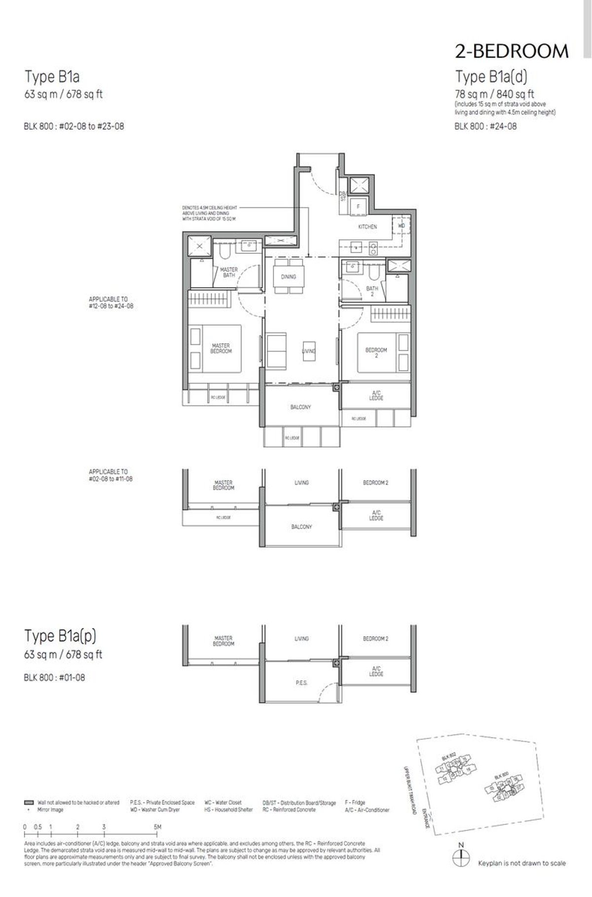 The Myst 秘林嘉园 B1a(d) floor plan