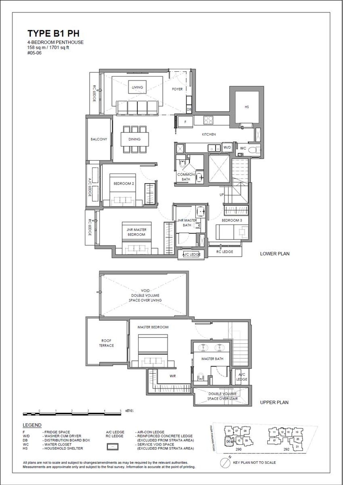 The Hillshore 锦绣山庄 B1 PH floor plan
