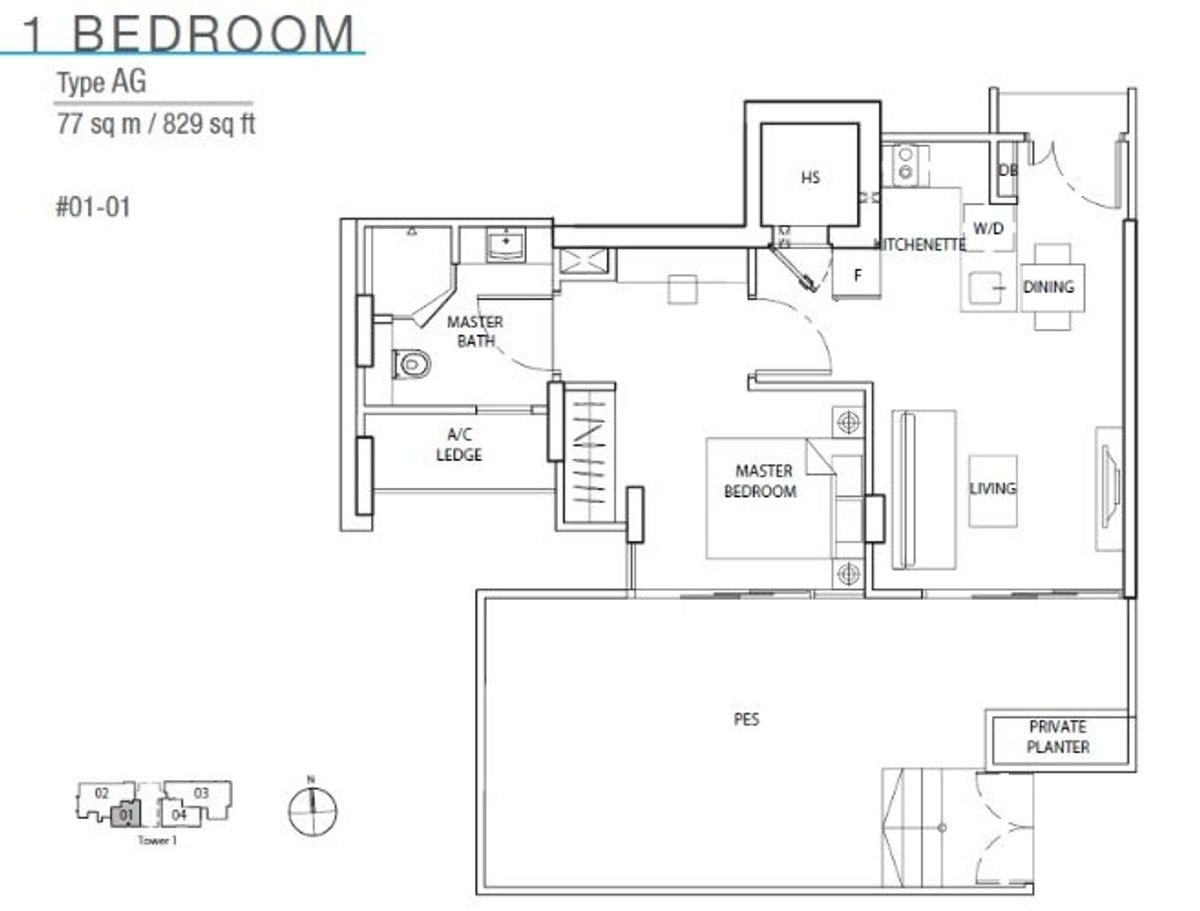The Line @ Tanjong Rhu AG floor plan