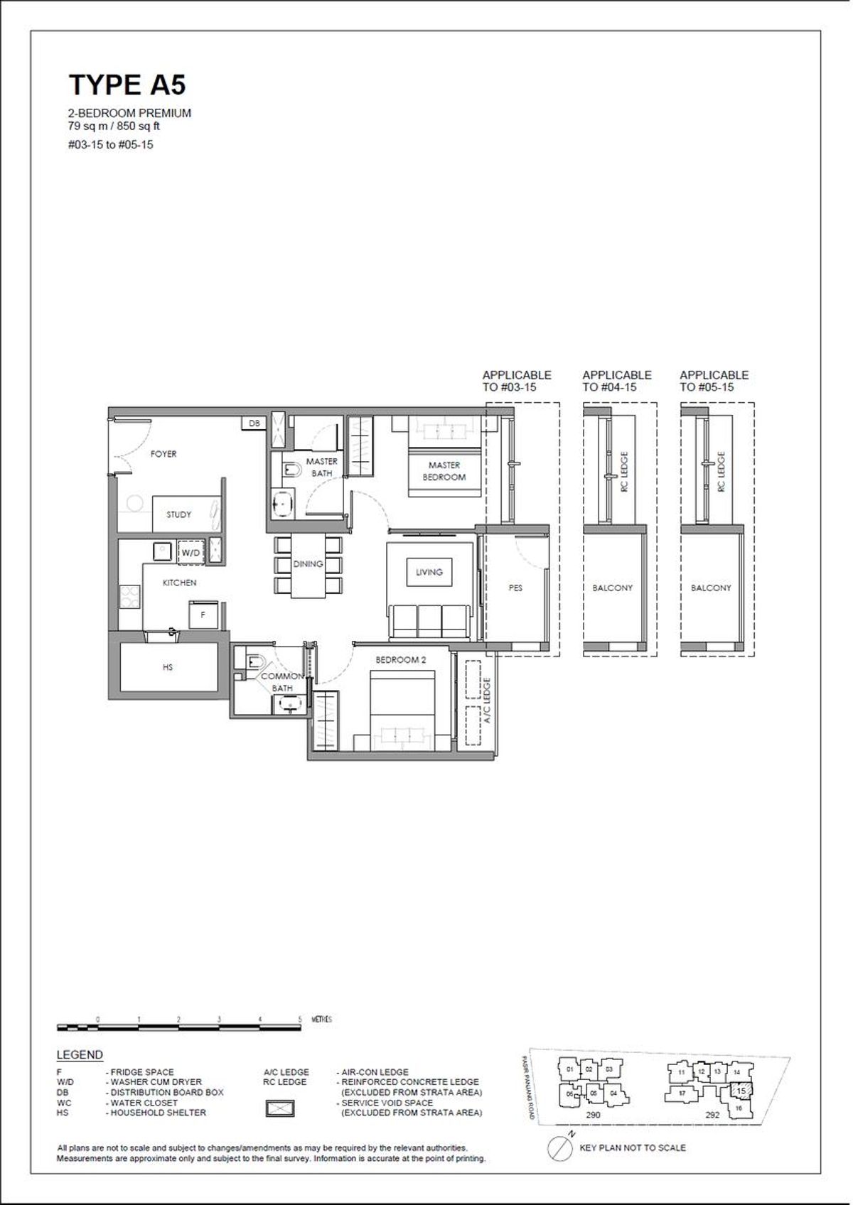 The Hillshore 锦绣山庄 A5 floor plan