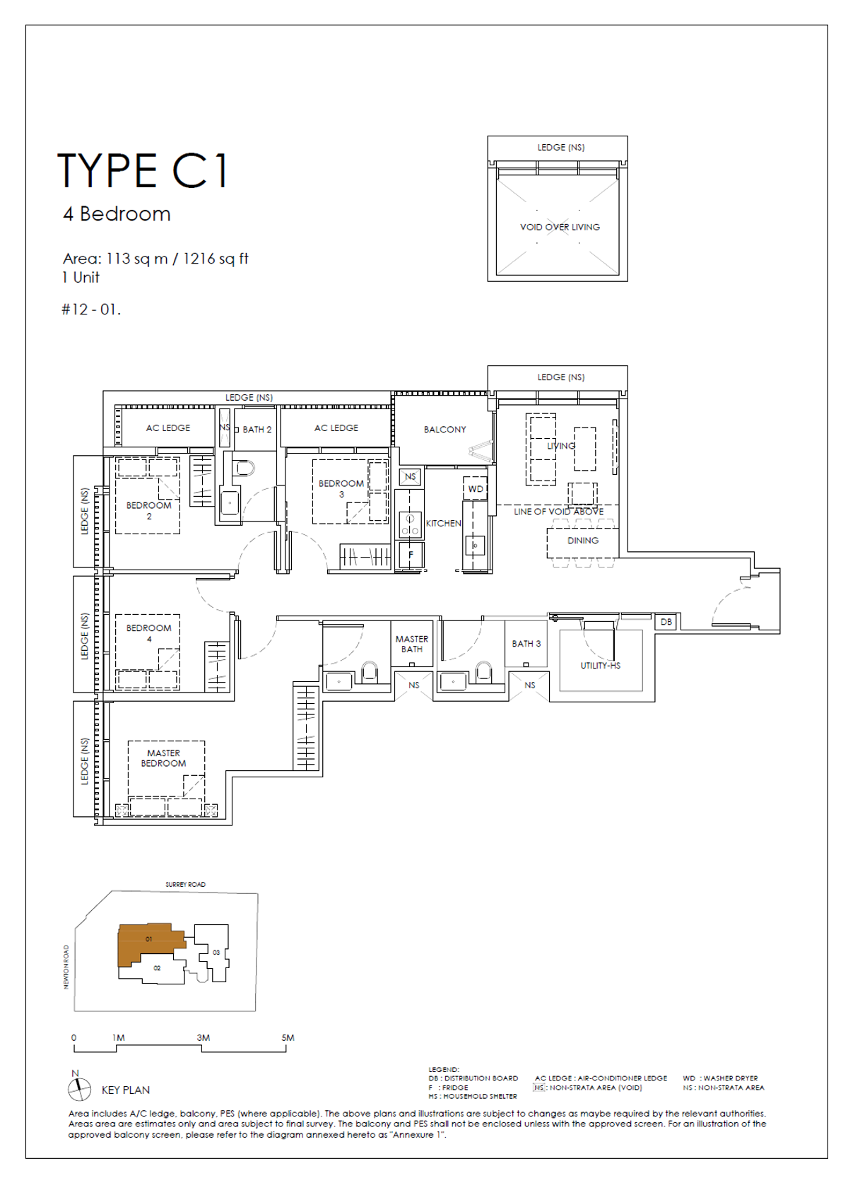 Sanctuary@Newton C1 floor plan