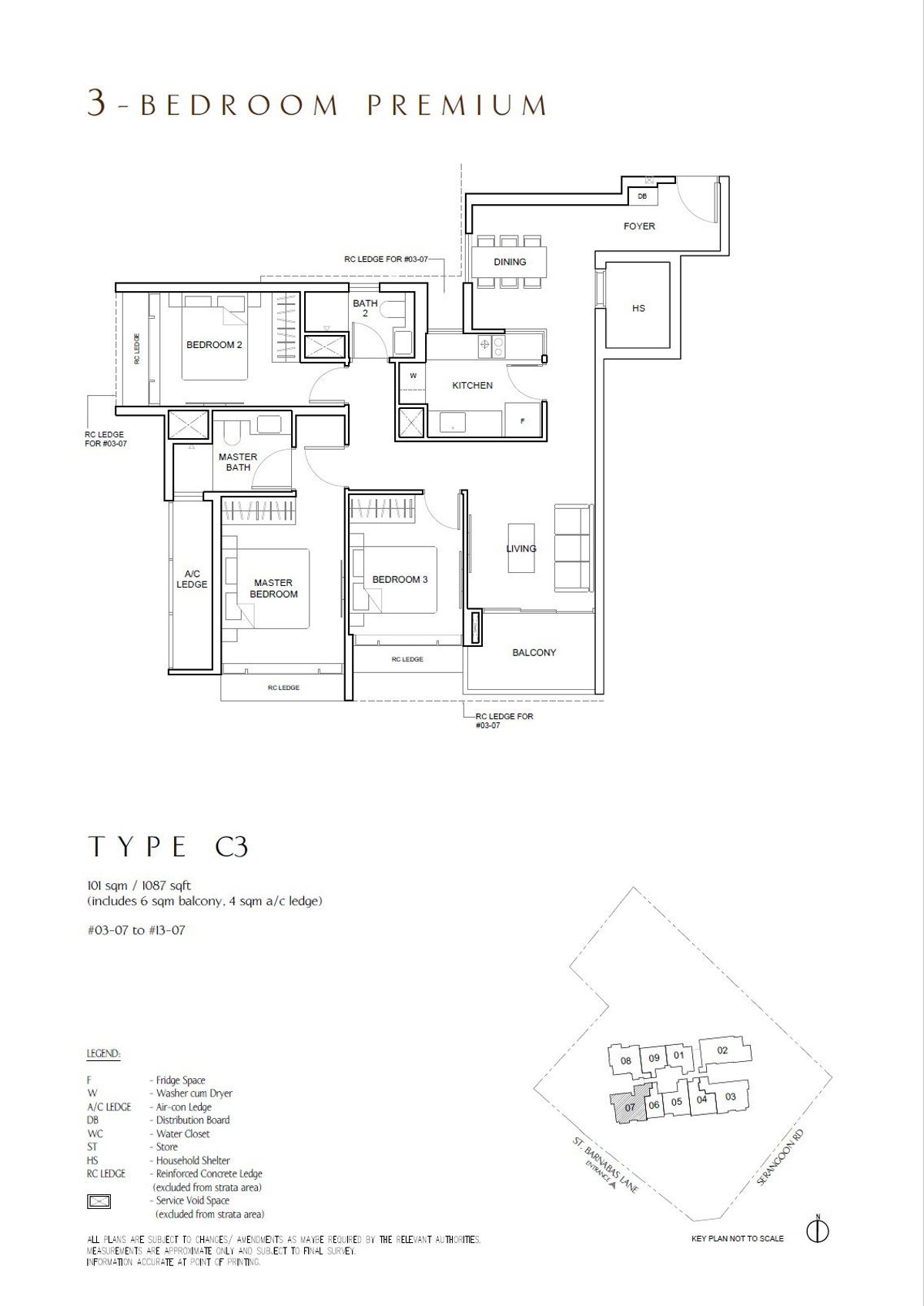 The Arcady at Boon Keng C3 floor plan