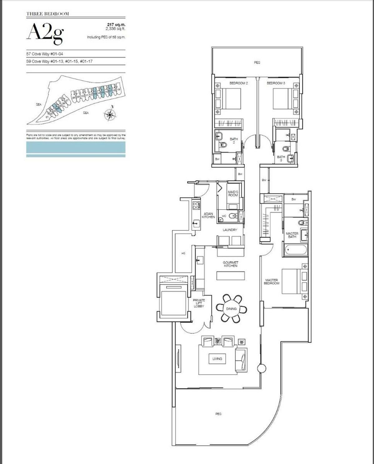 Seascape 涛源湾 A2g floor plan
