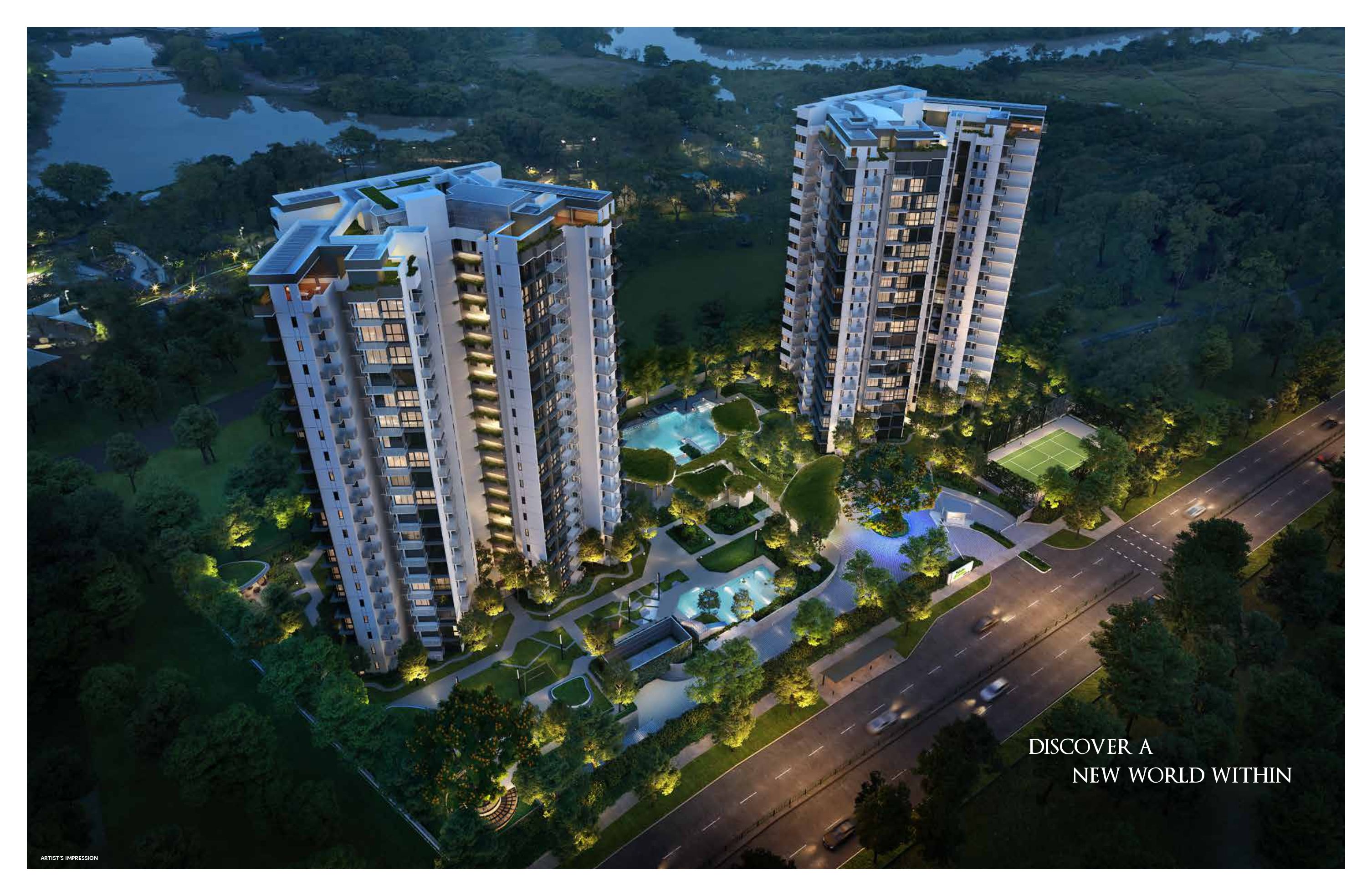 the-lake-garden-residences-aerial view