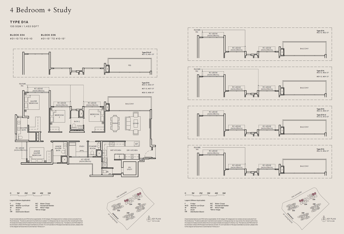 The Sen D1A floor plan