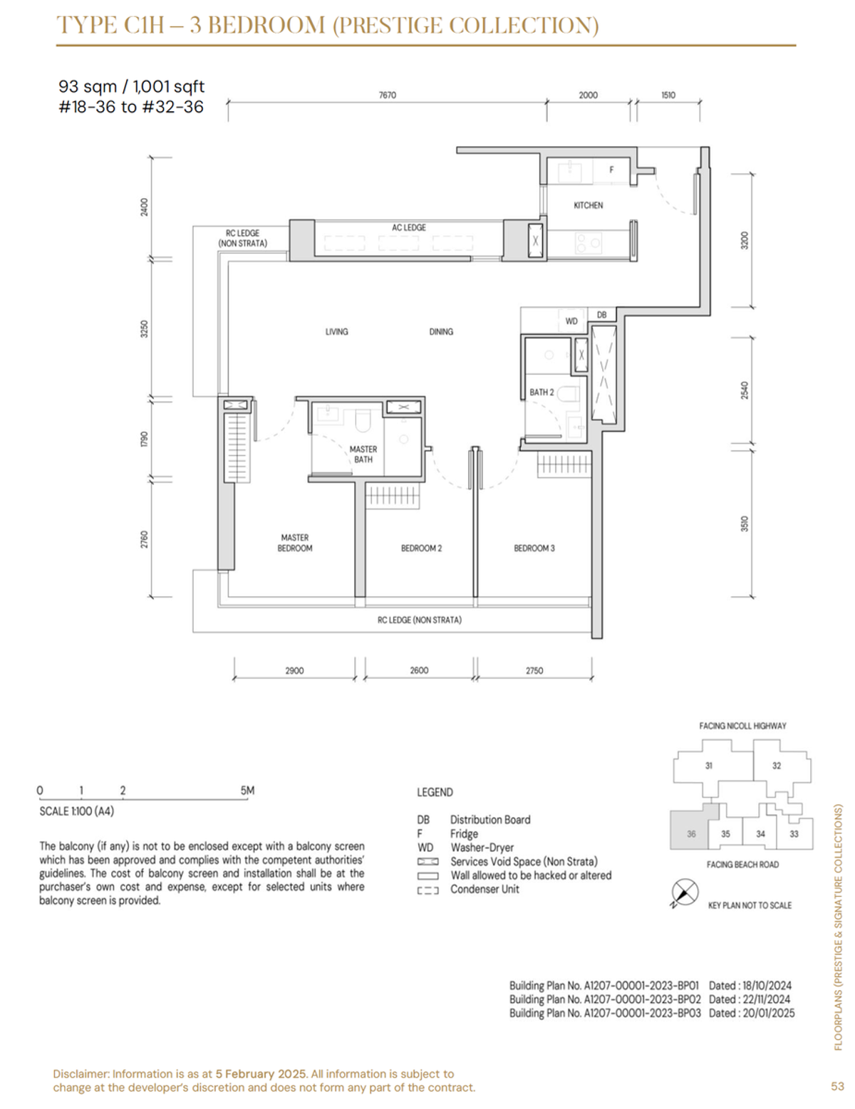 Aurea C1H floor plan