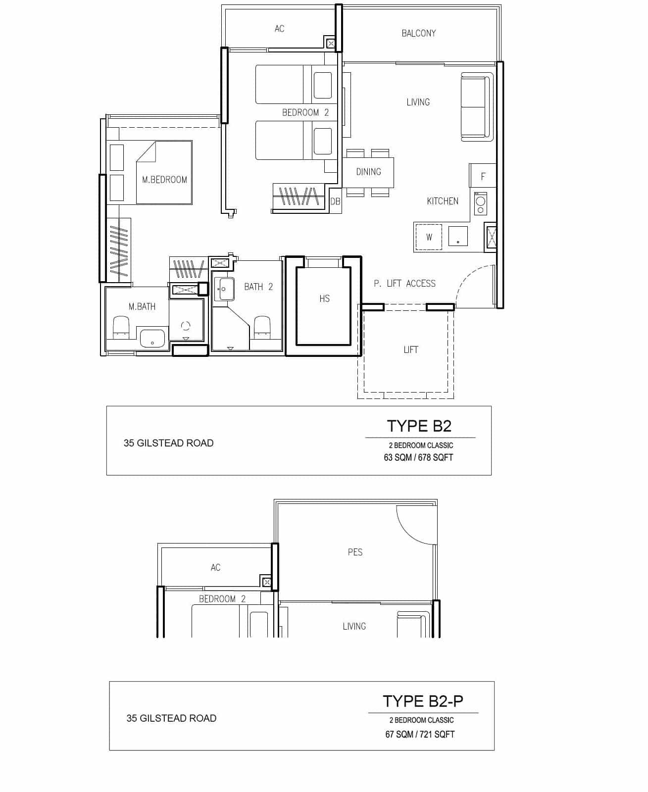 2 BEDROOM TYPE B2