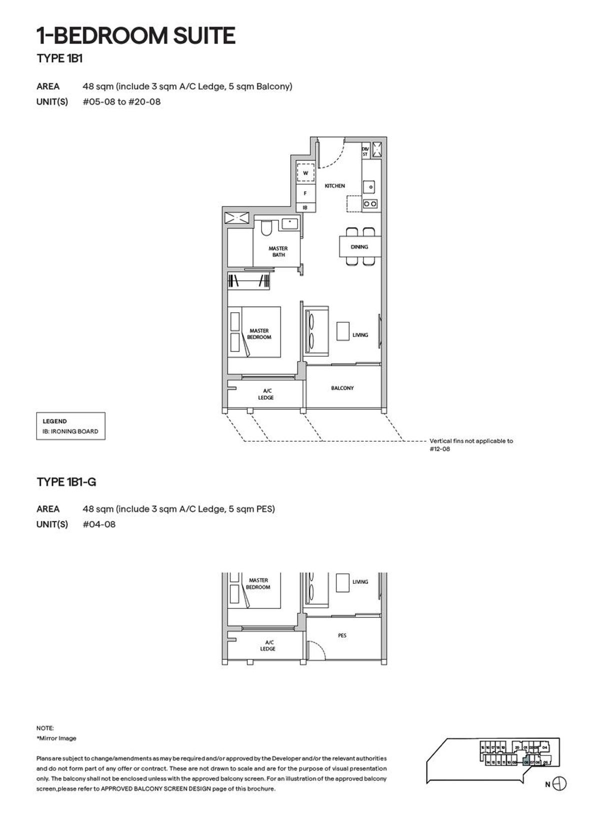 TMW Maxwell 1B1 floor plan