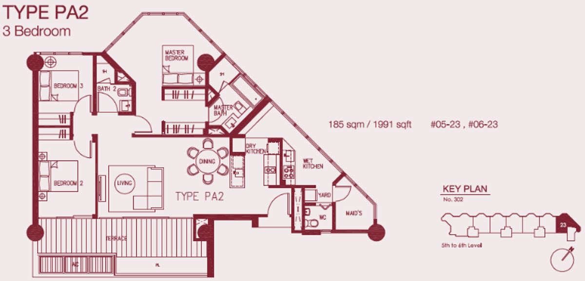 Concourse Skyline PA2 floor plan