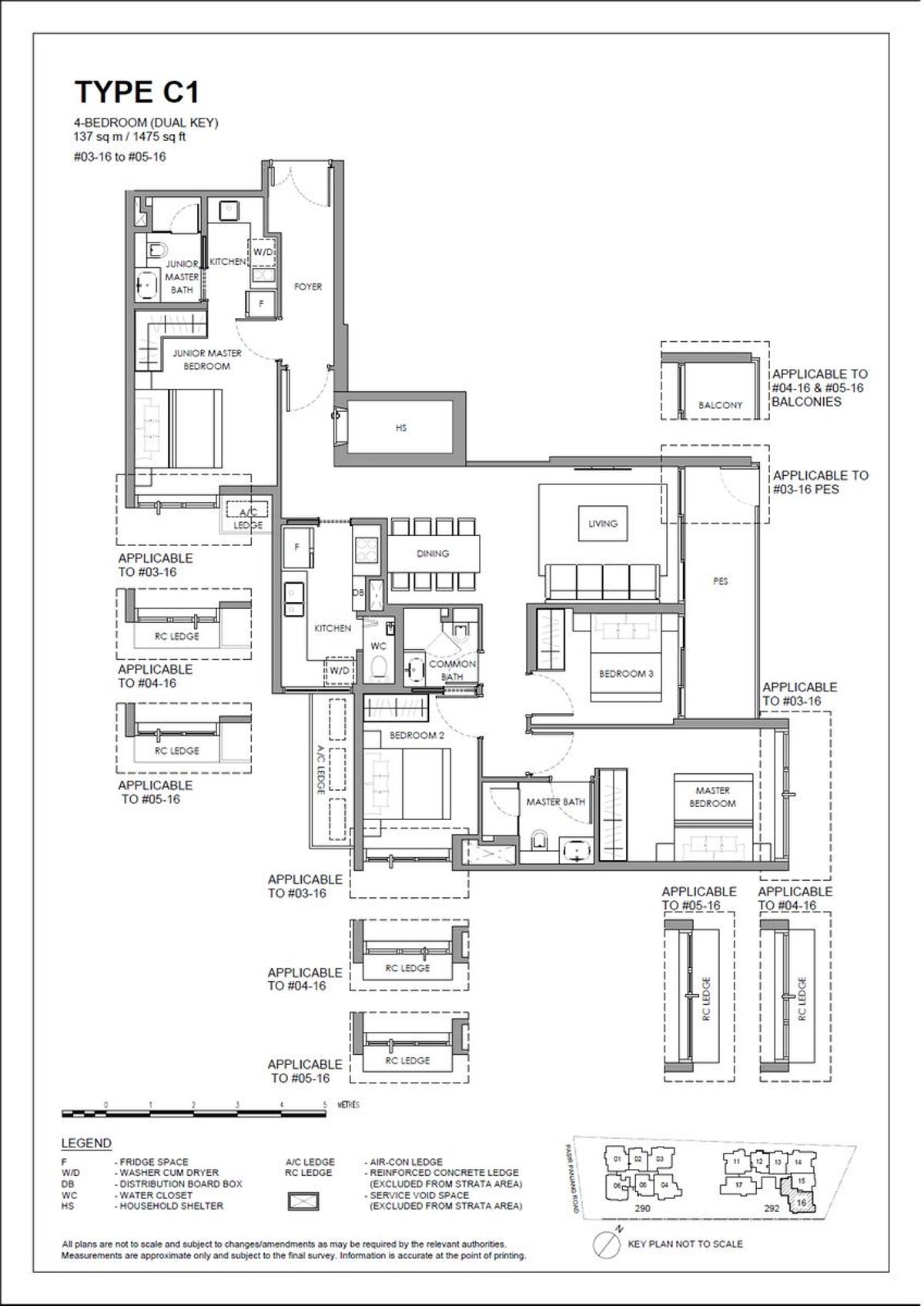The Hillshore 锦绣山庄 C1 floor plan