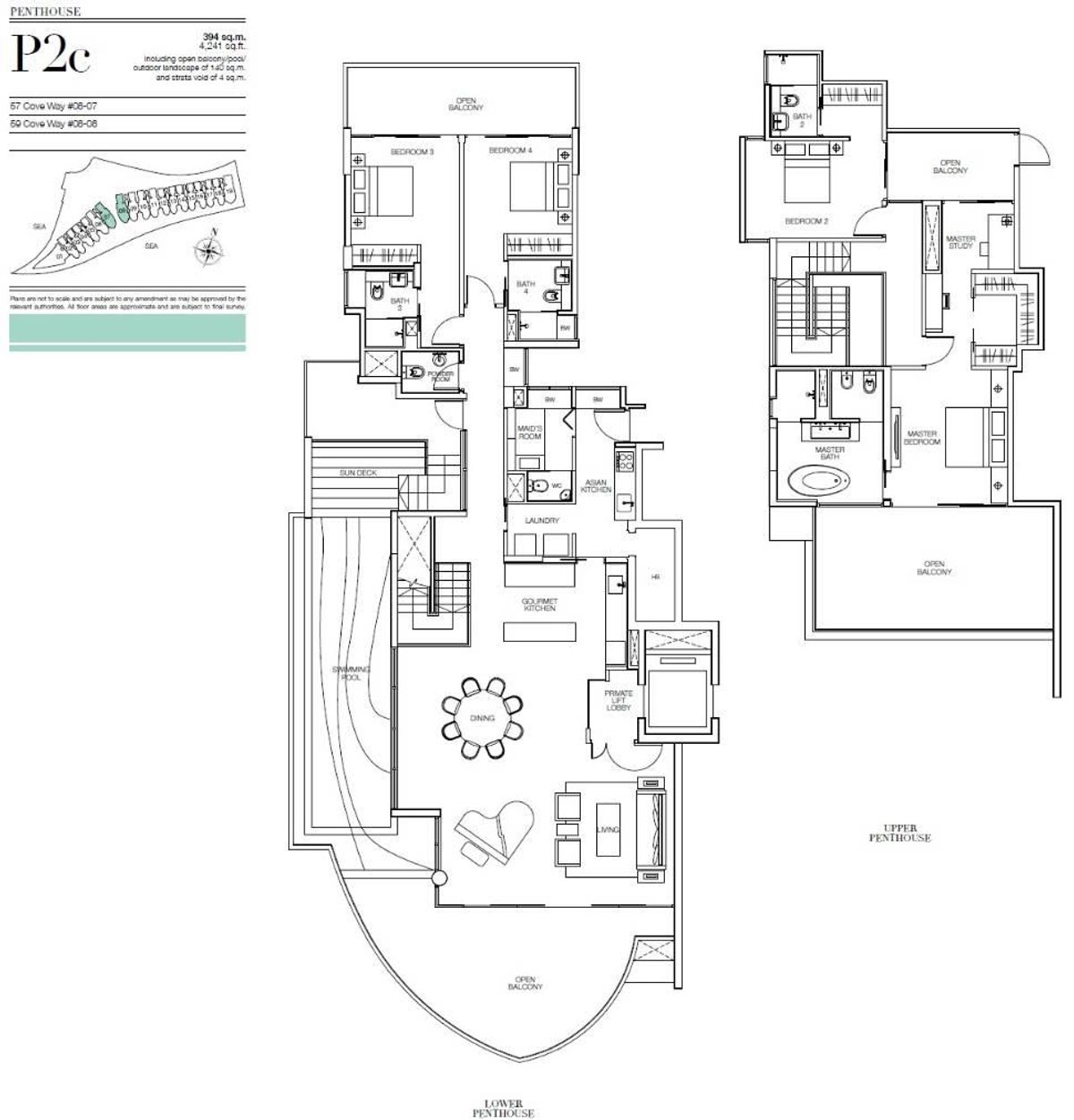 Seascape 涛源湾 P2c floor plan