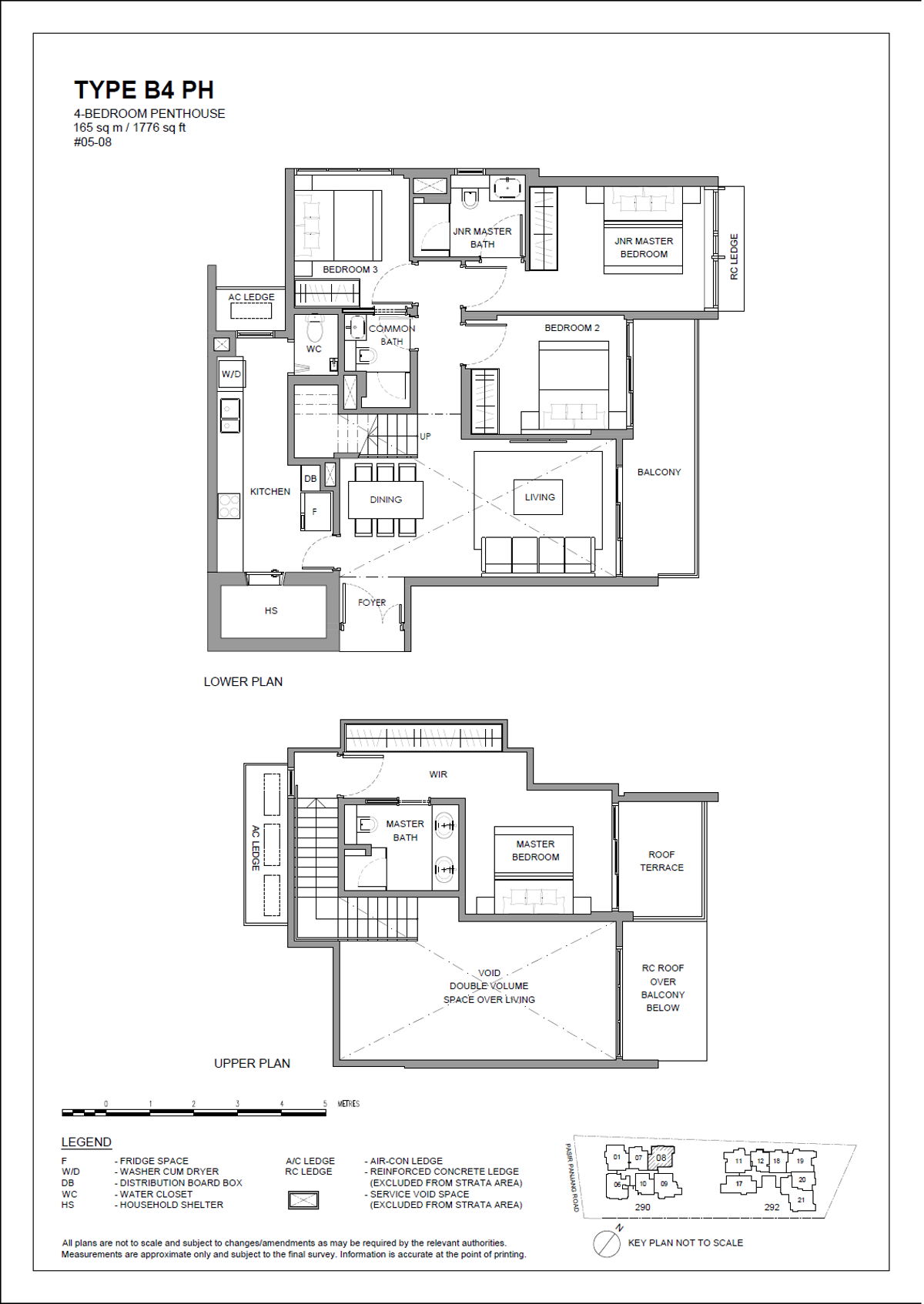 The Hillshore 锦绣山庄 B4 PH floor plan
