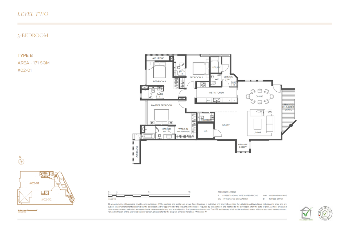 The Giverny Residences B floor plan