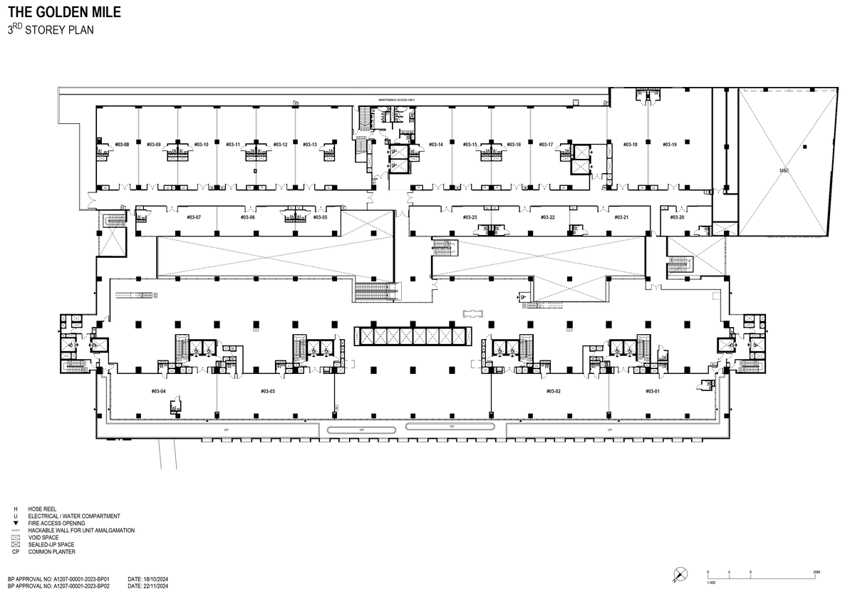 The Golden Mile 3rd Storey Plan floor plan