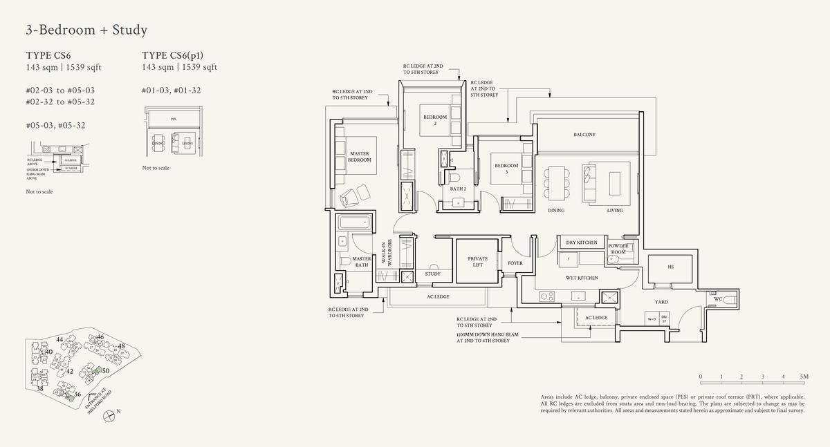Watten House 华登嘉苑 CS6(p1) floor plan