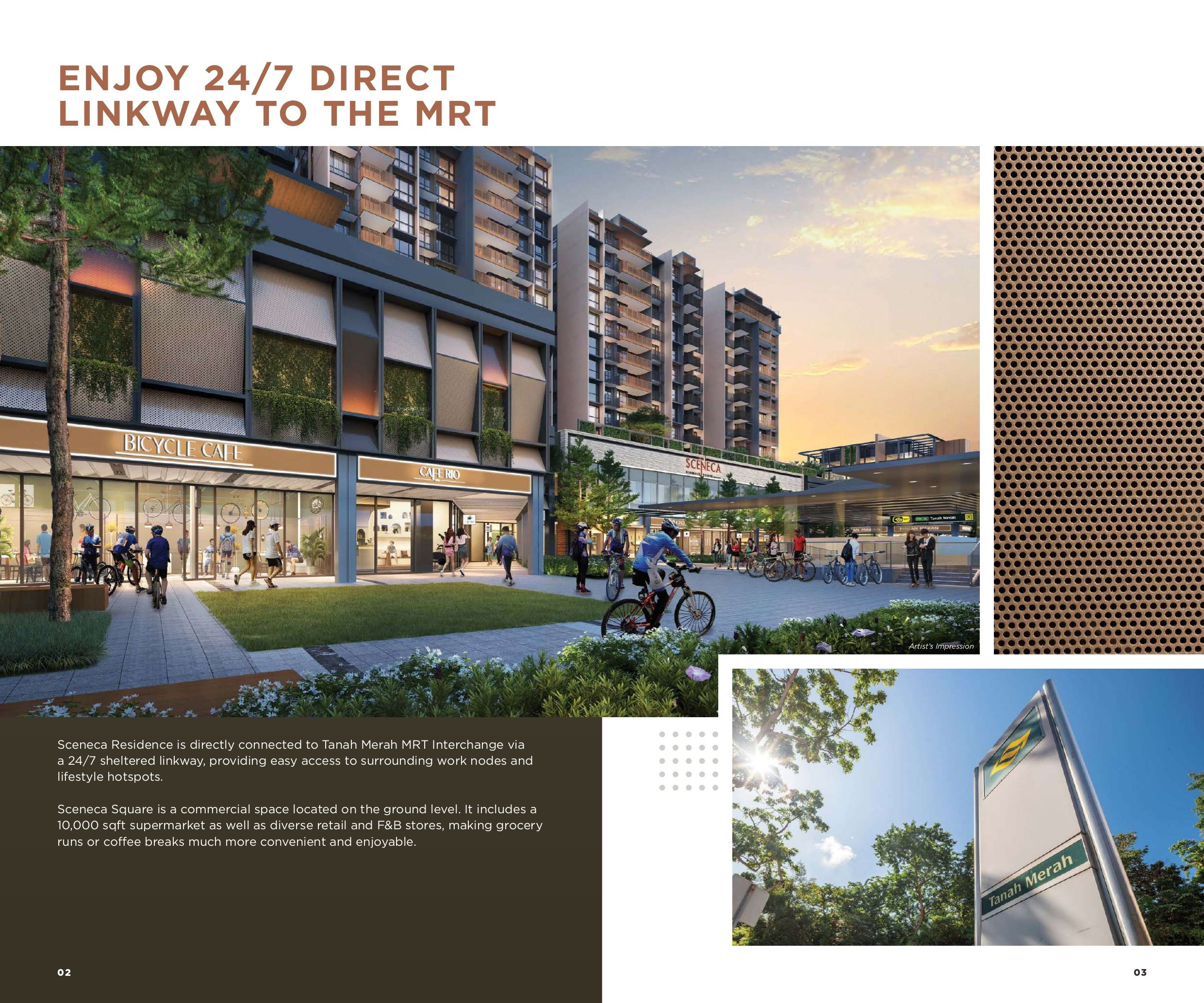 Sceneca-Residence-MRT link